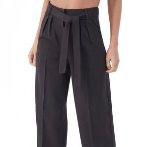 4th and Reckless Skylar Tie Waist Wide Leg Trousers SZ XS